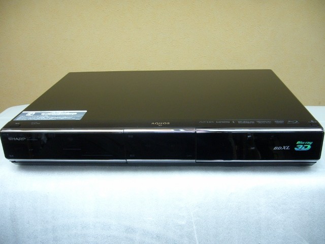 シャープ　AQUOS　BD―HDW63 320GB→500GB プチメンテ済み シャープ アクオスブルーレイレコーダー SHARP BD-HDW63 （ ブルーレイ