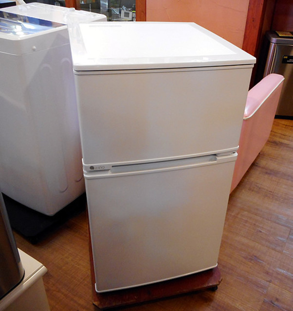 ユーイング 2ドア冷蔵庫 UR-D90J 未使用品