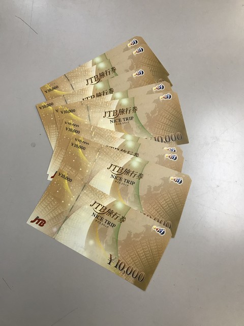 JTB旅行券 ナイストリップ 10000円×10枚