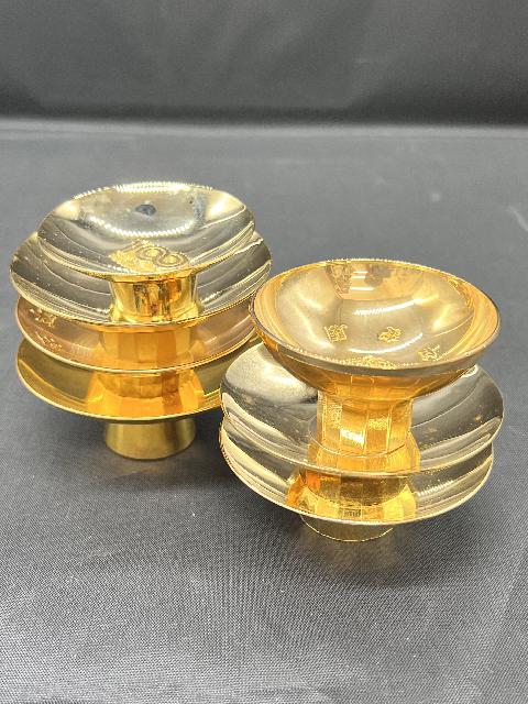 金杯　メッキ 金杯 24kgp メッキ （ まとめて片付け 不要品）の買取価格 （ID