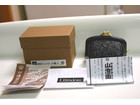 伝統鹿革工芸品 甲州印傳 「印傳屋 燻」 がま口財布 美品の詳細ページを開く