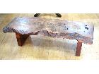 一枚板 欅天板 天然木 無垢 座卓 ローテーブル センターテーブル シンプル　厚さ4.5cmの詳細ページを開く