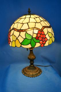 アンティーク調 ライト付 ステンドグラス 飾り棚 キャビネット 札幌 西野