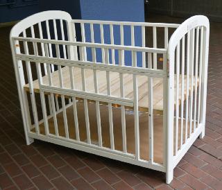 【清雅♡】ベビーベッド【引取価格】 Amazon.co.jp: Made in Japan, Wooden Crib, One-touch High Bed