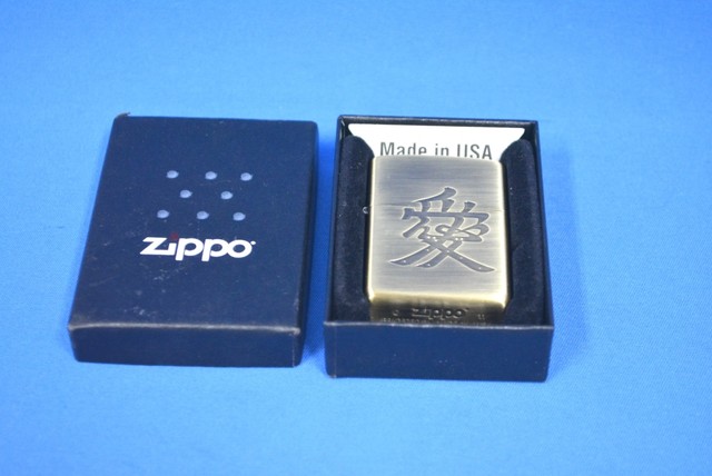 Zippo オイルライター 愛 直江兼続モデル 未使用品