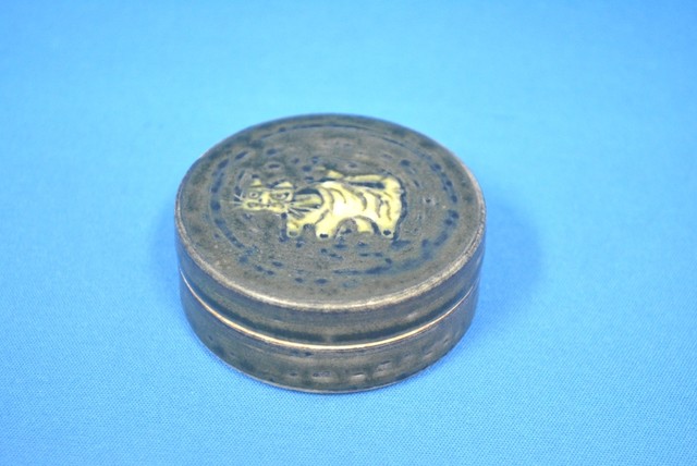 井上良斎作 香合 茶道具 USED