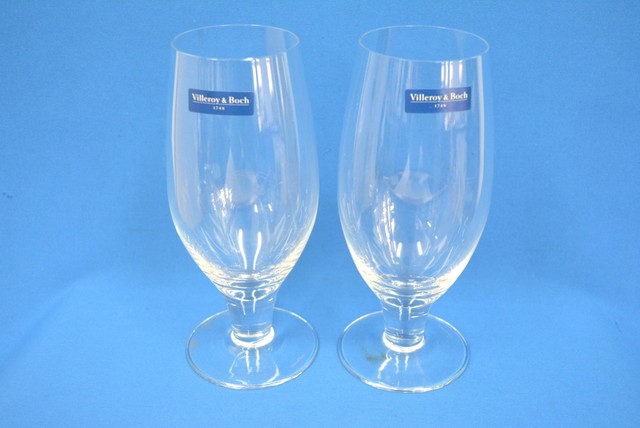 Villeroy&Boch ビレロイ&ボッホ ペアビアグラス 未使用品