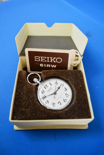 Seiko 21jewels Second Setting 61rw 手巻き 懐中時計 箱有 中古美 セイコー の買取価格 Id おいくら
