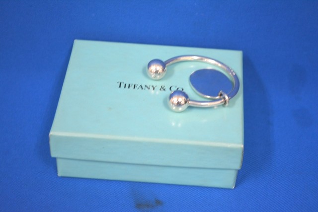 Tiffany & Co. タグ付シルバーキーリング USED 美品