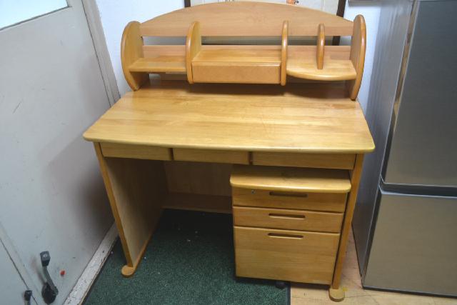 堀田木工所 学習机 ダック 袖抽斗付 USED （ その他家具）の買取