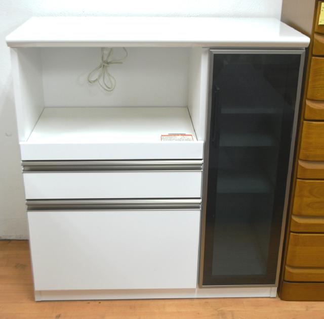 国産 KOGA 古賀家具 キッチンカウンター ゼブラ 幅90cm モイス 美品 買取