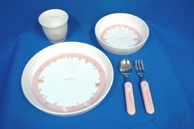 Noritake familiar ノリタケ ファミリア ベビー食器 陶器 ピンク