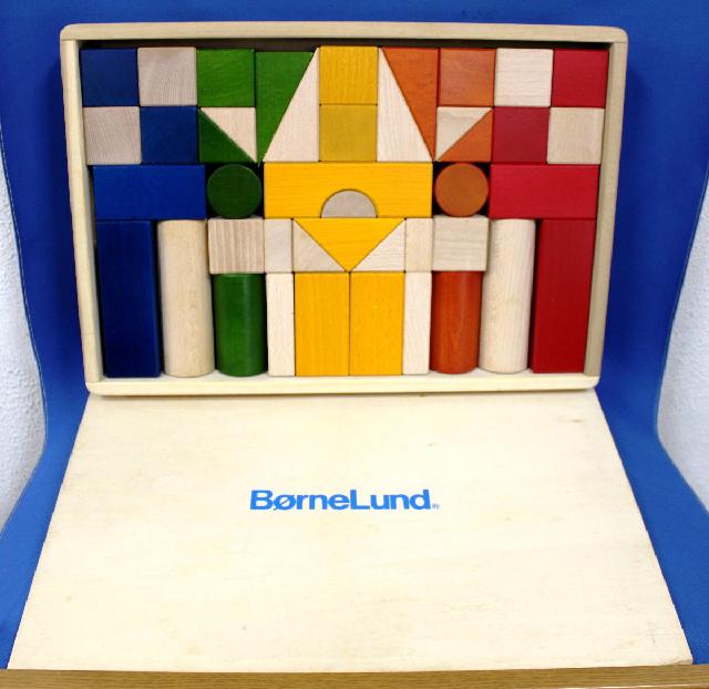 BørneLund 積み木 未使用品 美品】BorneLund ボーネルンド 木製 積み木 オリジナル積み木 カラー
