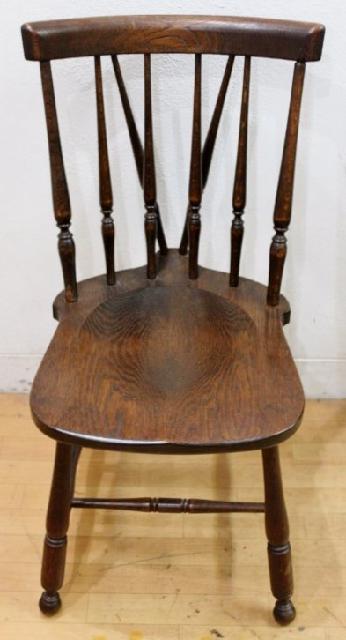 スティックバッククロスバックチェア 椅子 木製 オーク 楢材 USED 買取