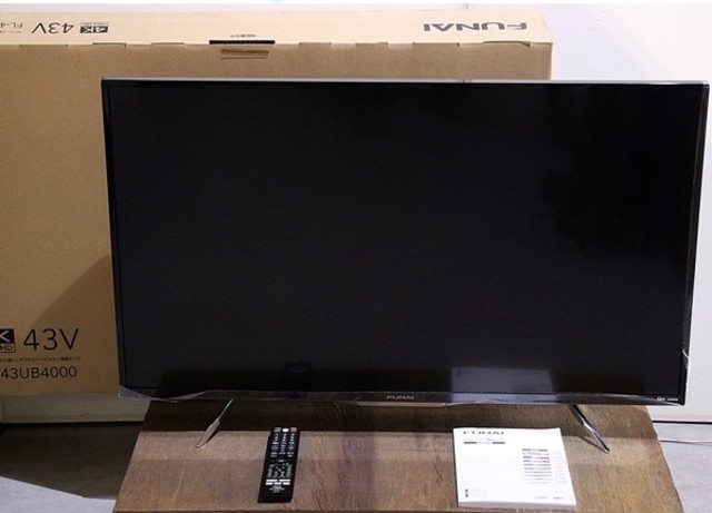 フナイの液晶テレビになりますFUNAI フナイ 4K HDD内蔵 43V型テレビ FL-43UB4000