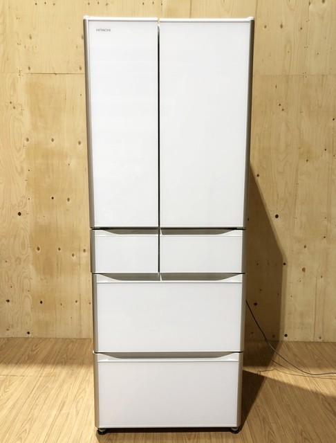 HITACHI 日立 ノンフロン冷凍冷蔵庫 R-XG4800H(XW) クリスタルホワイト 