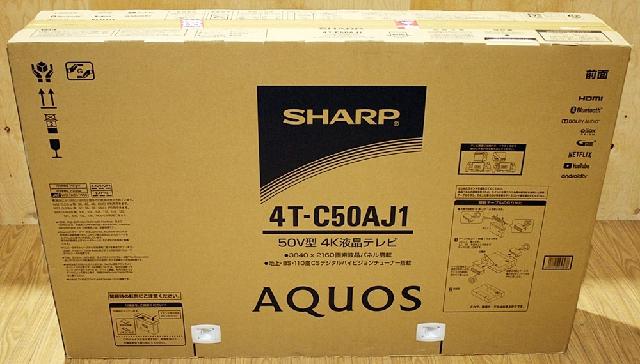 SHRAP シャープ AQUOS アクオス 50V型 4K液晶テレビ 4T-C50AJ1