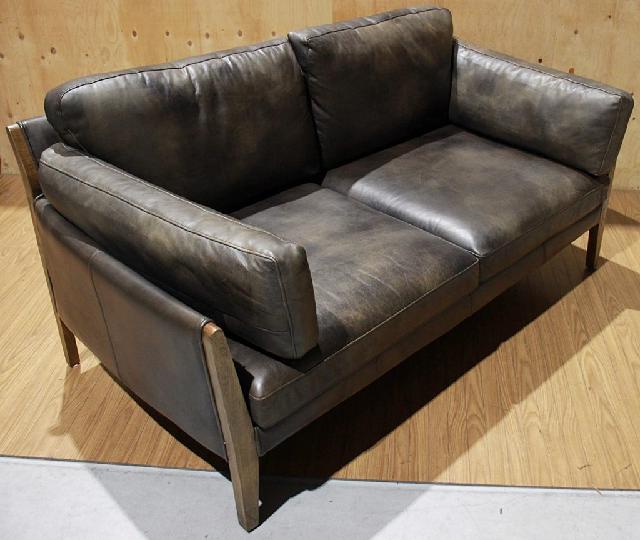 HALO ハロ LOFFEE ロフィ 2P SOFA 2P ソファ DESTROYED BLACK （ソファー・カウチ）の買取価格 （ID