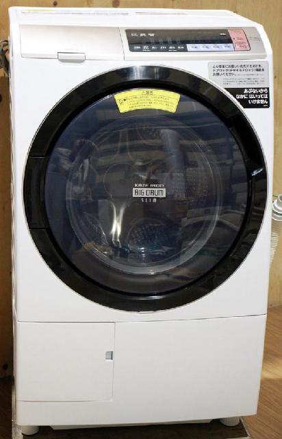 HITACHI 日立 ドラム式洗濯乾燥機 BD-SV110BL シャンパン(N) （ 洗濯機