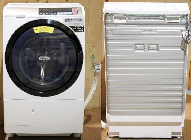 HITACHI 日立 ドラム式洗濯乾燥機 BD-SV110BL シャンパン(N) （ 洗濯機