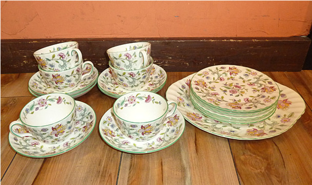 ミントン ハドンホール MINTON HADDON HALL 6人用ティーセット