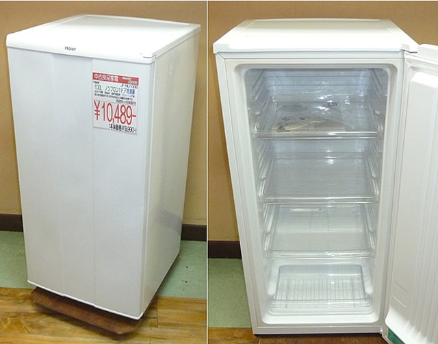 ハイアール 100L 1ドア冷凍庫 Haier JF-NU100B （ 冷蔵庫・冷凍庫）の