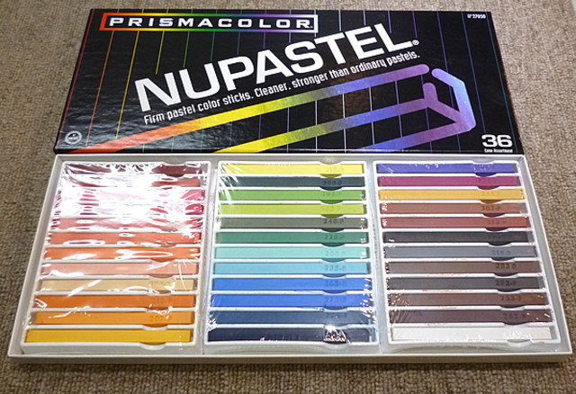 メール便送料無料05 PRISMACOLOR NUPASTEL パステル36色 - 通販