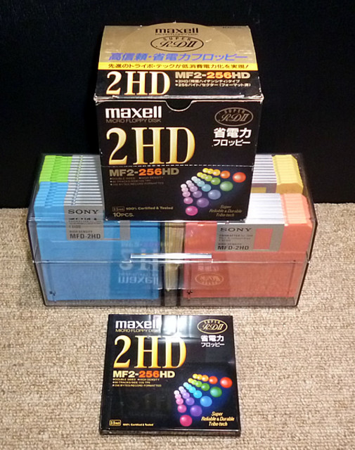 ソニー/マクセル 3.5インチフロッピーディスク 2HD 46枚 （ その他
