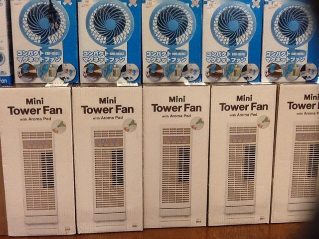 【高額買取No.1への挑戦！モノパーク】Mini Tower Fan　100台