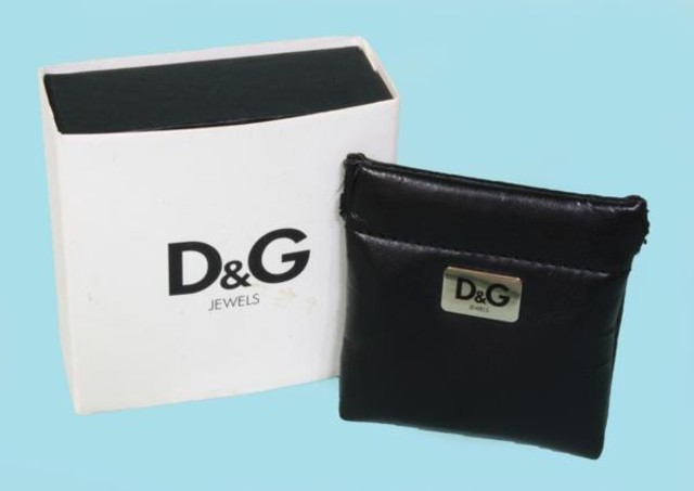 【高額買取No.1への挑戦！モノパーク】ドルガバ D&G レザーブレスレット ネイビー