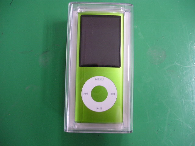 【高額買取No.1への挑戦！モノパーク】Apple iPod nano 8GB 第4世代 GREEN