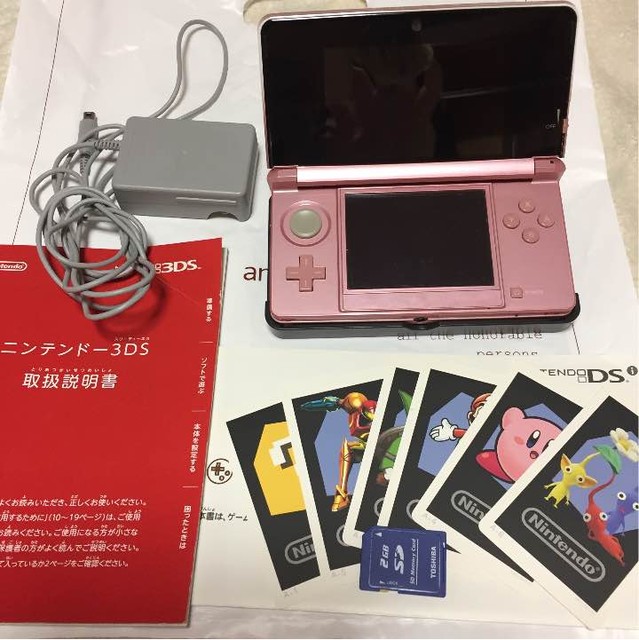 【高額買取No.1への挑戦！モノパーク】Nintendo　３DS　ミスティピンク　美品