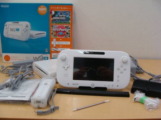 【高額買取No.1への挑戦！モノパーク】WiiU 白 32GBファミリープレミア セット