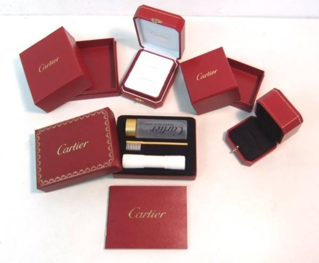 カルティエ 空箱/BOX 腕時計用 赤/レッド メンズ/レディース腕時計用