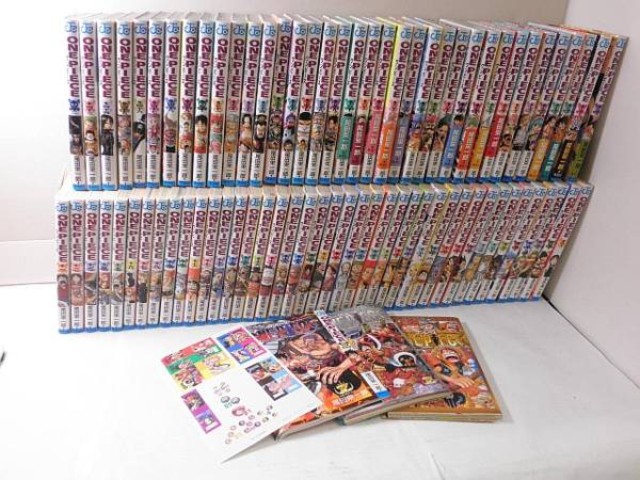 One Piece ワンピース 漫画 1 79巻セット 78抜け おまけ付 漫画 コミック の買取価格 Id おいくら