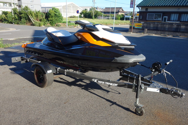 カワサキ STX15F 4スト ジェットスキー、マリンジェット トレーラー付き
