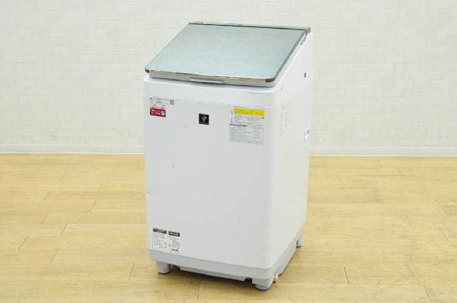 展示未使用 SHARP 超音波ウォッシャー搭載 タテ型洗濯乾燥機 ES-PU11C-S