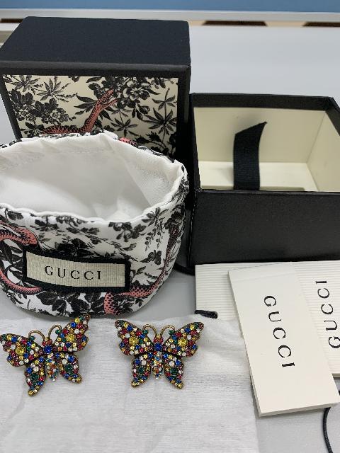 グッチ GUCCI バタフライモチーフ ピアス （ グッチ）の買取価格 （ID