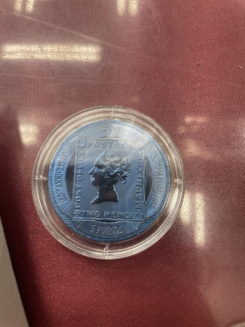 ジブラルタル チタン貨(モーリシャスの2ペンス・ブルー)2000年 | mdh