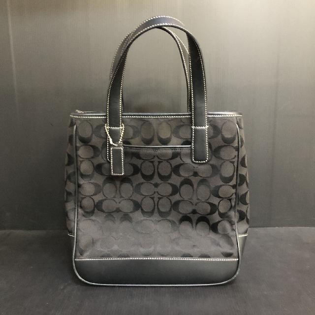 COACH コーチ シグネチャー ハンドバッグ ブラック