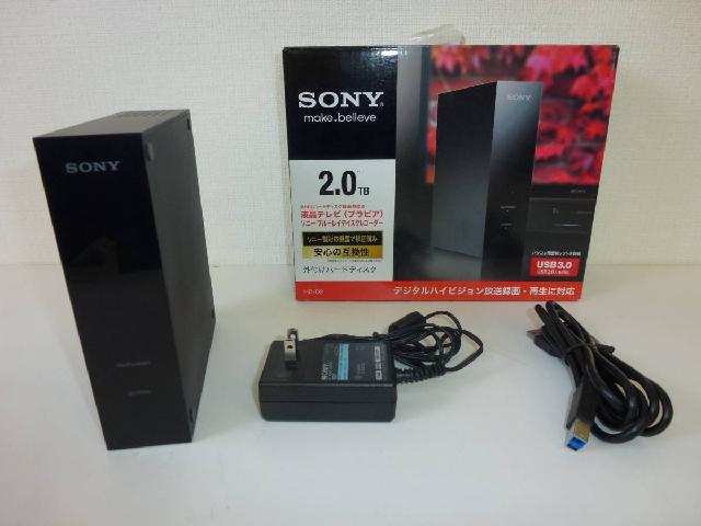 SONY 外付けハードディスク 2TB