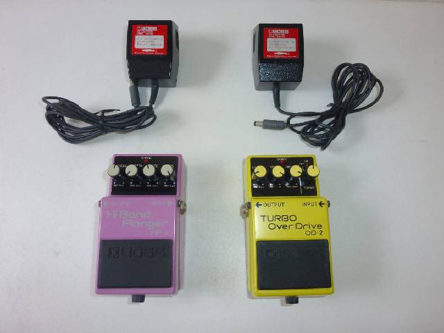 BOSS【HF-2】【OD-2】 エフェクター ハイバンドフランジャー/ターボオーバードライブ 