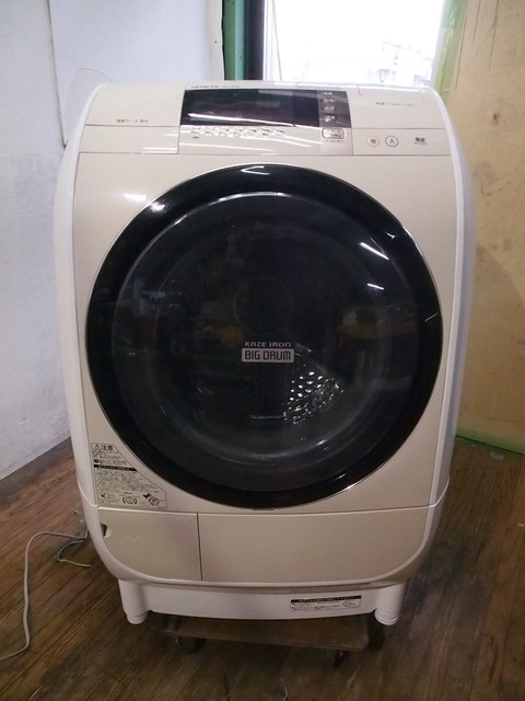 ドラム式洗濯機 日立 Hitachi ヒートリサイクル 風アイロン ビッグドラム V3700 洗濯機 ドラム洗濯機 の買取価格 Id おいくら