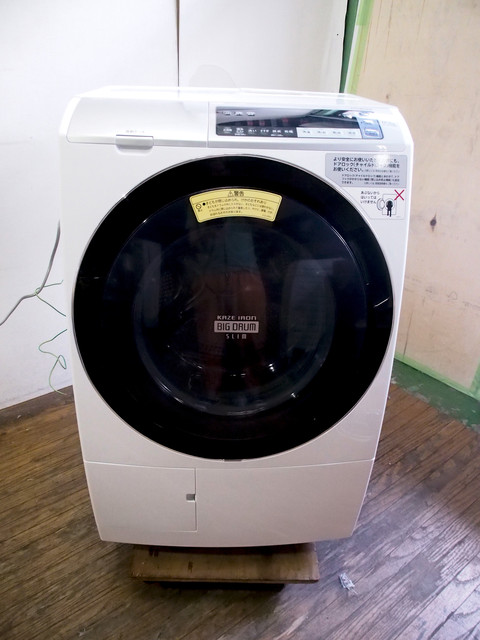 美品 ヒートリサイクル 風アイロン ビッグドラム Sv110bl 18年製 Hitachi 洗濯機 ドラム洗濯機 の買取価格 Id 3271 おいくら