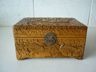 美品 彫刻 木製 BOXの詳細ページを開く