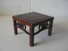 木製　塗り　正方形　花台/サイドテーブルの詳細ページを開く