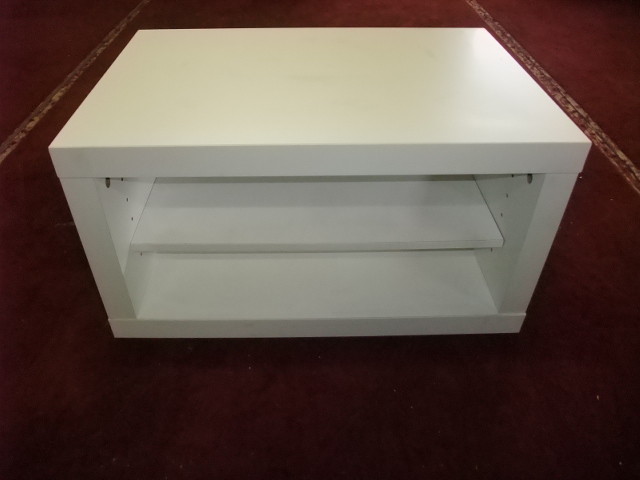 TV台 白家具