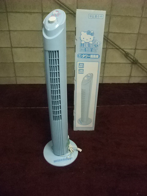 レア 新品 ハローキティ ミニタワー扇風機 DIM-360KT レア 新品 ハロー