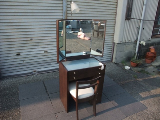 大塚家具 - 大塚家具 三面鏡 中古 ドレッサー 鏡台 鏡 化粧台