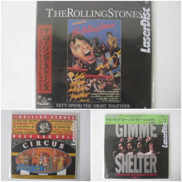 LD/レーザーディスク　ザ・ローリング・ストーンズ　3枚セット
